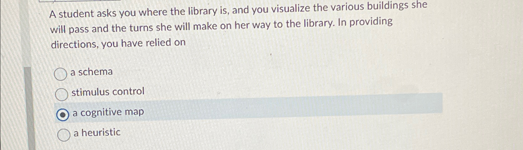Solved A student asks you where the library is, ﻿and you | Chegg.com