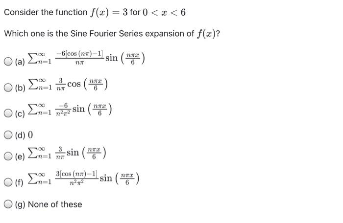 Solved Consider the function f(x) = 3 for 0