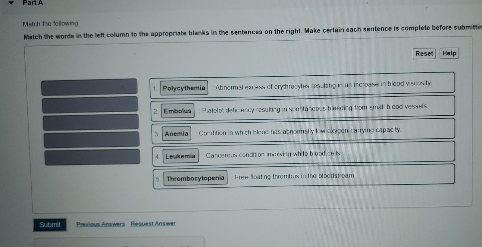 solved-part-a-match-the-following-match-the-words-in-the-chegg