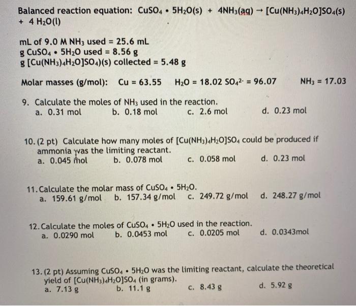 solved-balanced-reaction-equation-cuso4-5h2o-s-4nh3-aq-chegg