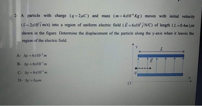 Solved Question Answer 1 Three Point Charges 4 9 4 Chegg Com