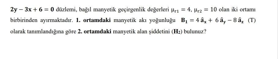 2y 3x 6 0 doğrusunun eğimi kaçtır