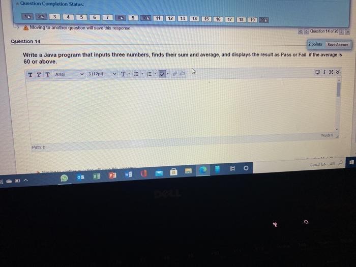 Solved Question Completion Status: 3 9 11 14 15 16 17 18 19 | Chegg.com