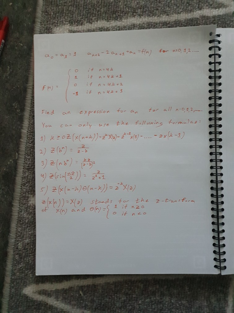 Solved A A 1 A 2 2 An 1 Tan Fln For N20 1 2 Chegg Com