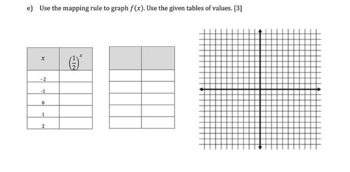 Solved Unit 3 - Exponential Functions Test -APPLICATION | Chegg.com