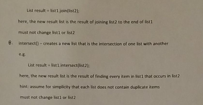 Solved Purpose Purpose is to implement some single linked | Chegg.com