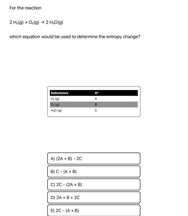 Solved abRemember that the entropy change is the difference | Chegg.com