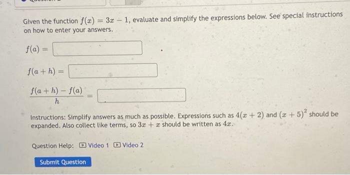 Solved Suppose F X −2x2−8x−3 Compute The Following A