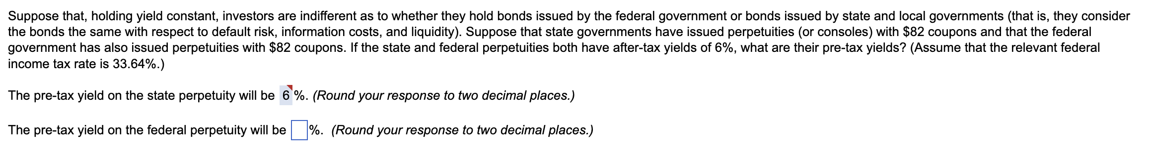 Solved Suppose that, holding yield constant, investors are | Chegg.com