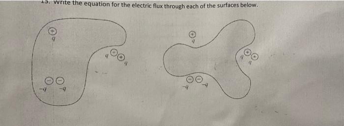 Solved 1. Draw and label the electric field vector for each | Chegg.com