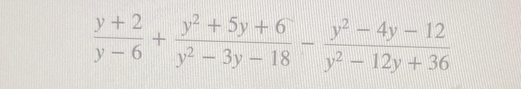 12 − y = 2y   6