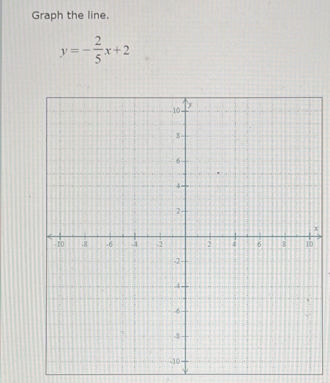 solved-graph-the-line-y-25x-2-chegg