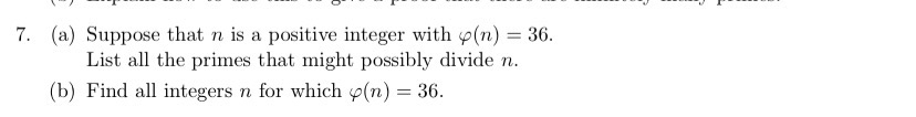 Solved (a) ﻿Suppose that n ﻿is a positive integer with | Chegg.com