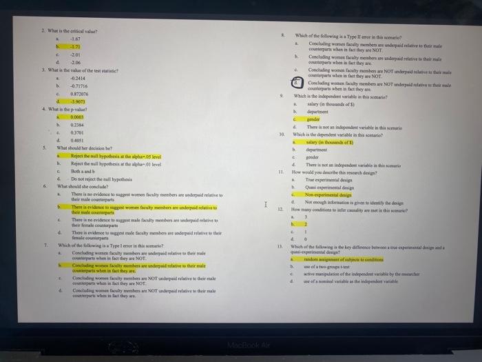 Solved Use the following scenario to answer the next 12 | Chegg.com