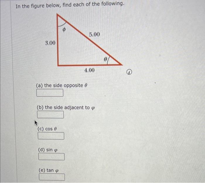 Solved In The Figure Below, Find Each Of The Following. | Chegg.com