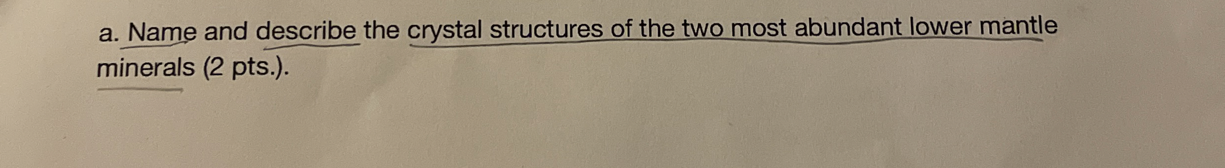Solved a. ﻿Name and describe the crystal structures of the | Chegg.com