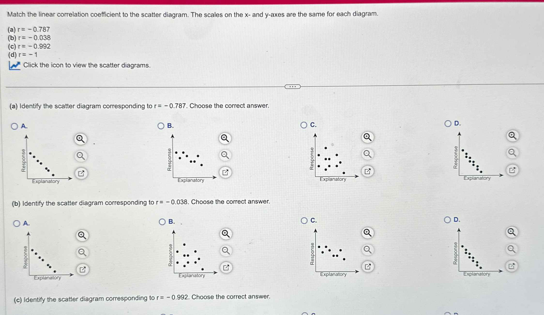Solved Please answer a-d. ﻿All four diagrams are shown. | Chegg.com