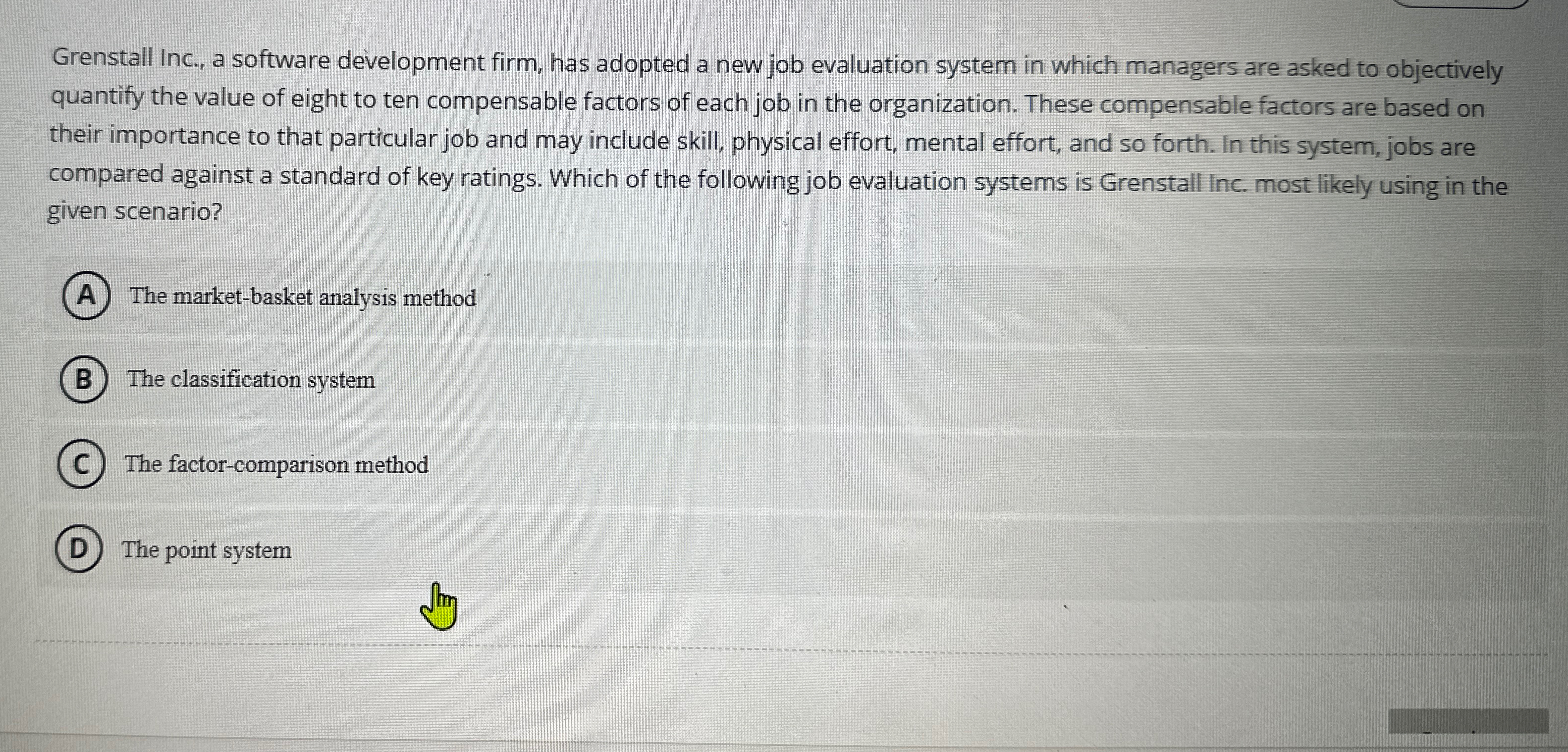 Solved Grenstall Inc., a software development firm, has | Chegg.com