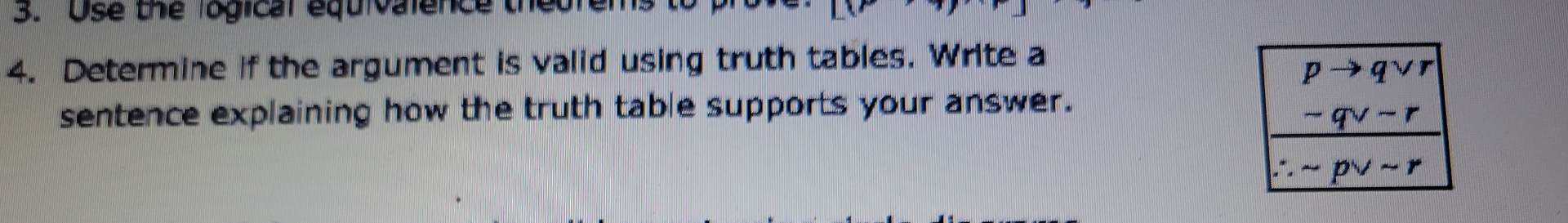 Solved Determine If The Argument Is Valid Using Truth Chegg Solved Determine If The Argument Is Valid Using Truth Chegg