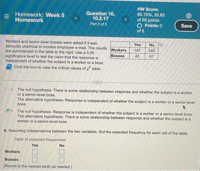 Solved = Homework: Week 5 Homework Question 10, 10.2.17 Part | Chegg.com