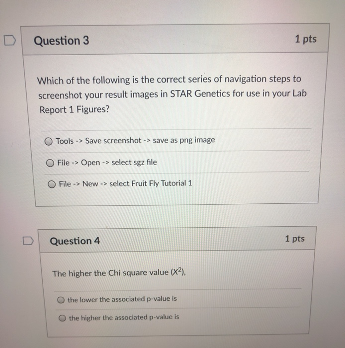 Solved Question 3 1 pts Which of the following is the | Chegg.com