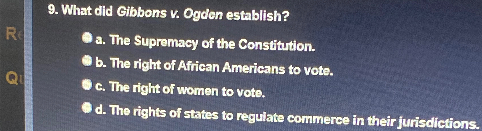 What did gibbons 2025 v ogden establish