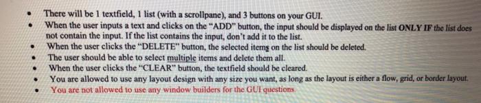 Solved i need help for JAVA GUI please develop a gui to get | Chegg.com