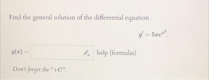 Solved Find the general solution of the differential | Chegg.com