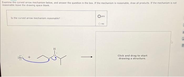 Solved xamine the curved arrow mechanism below, and answer | Chegg.com