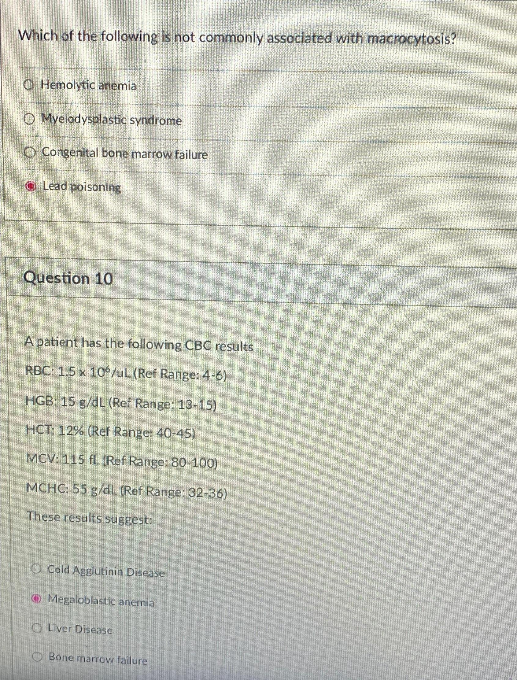 Solved Which of the following is not commonly associated | Chegg.com