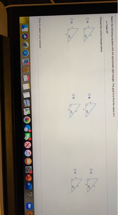 Solved Match the following equation with the appropriate | Chegg.com