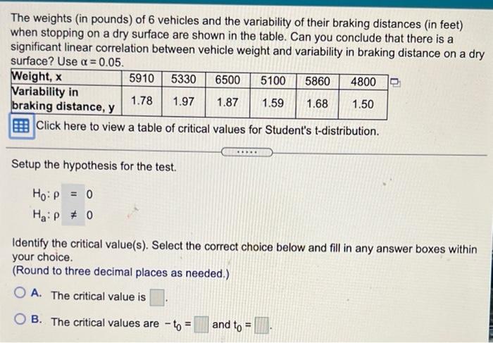 solved-the-weights-in-pounds-of-6-vehicles-and-the-chegg