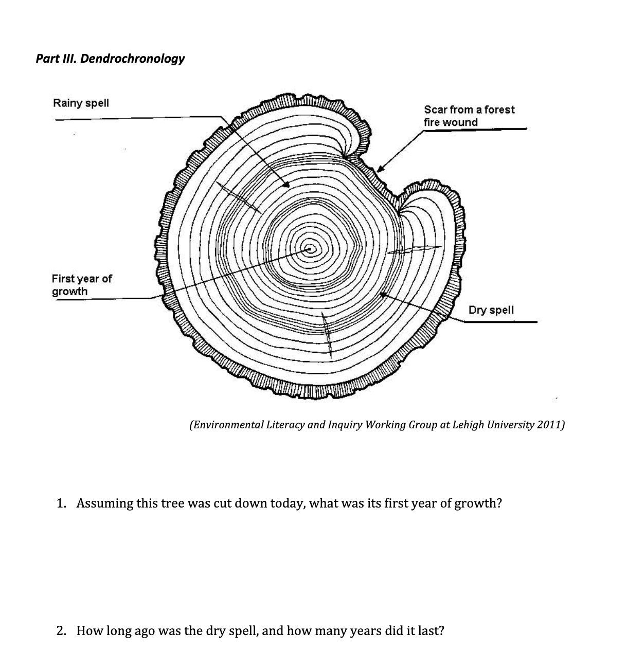 solved-part-iii-dendrochronology-environmental-literacy-and-chegg