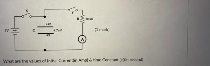 Solved What are the values of Initial Current(in Amp) \& | Chegg.com