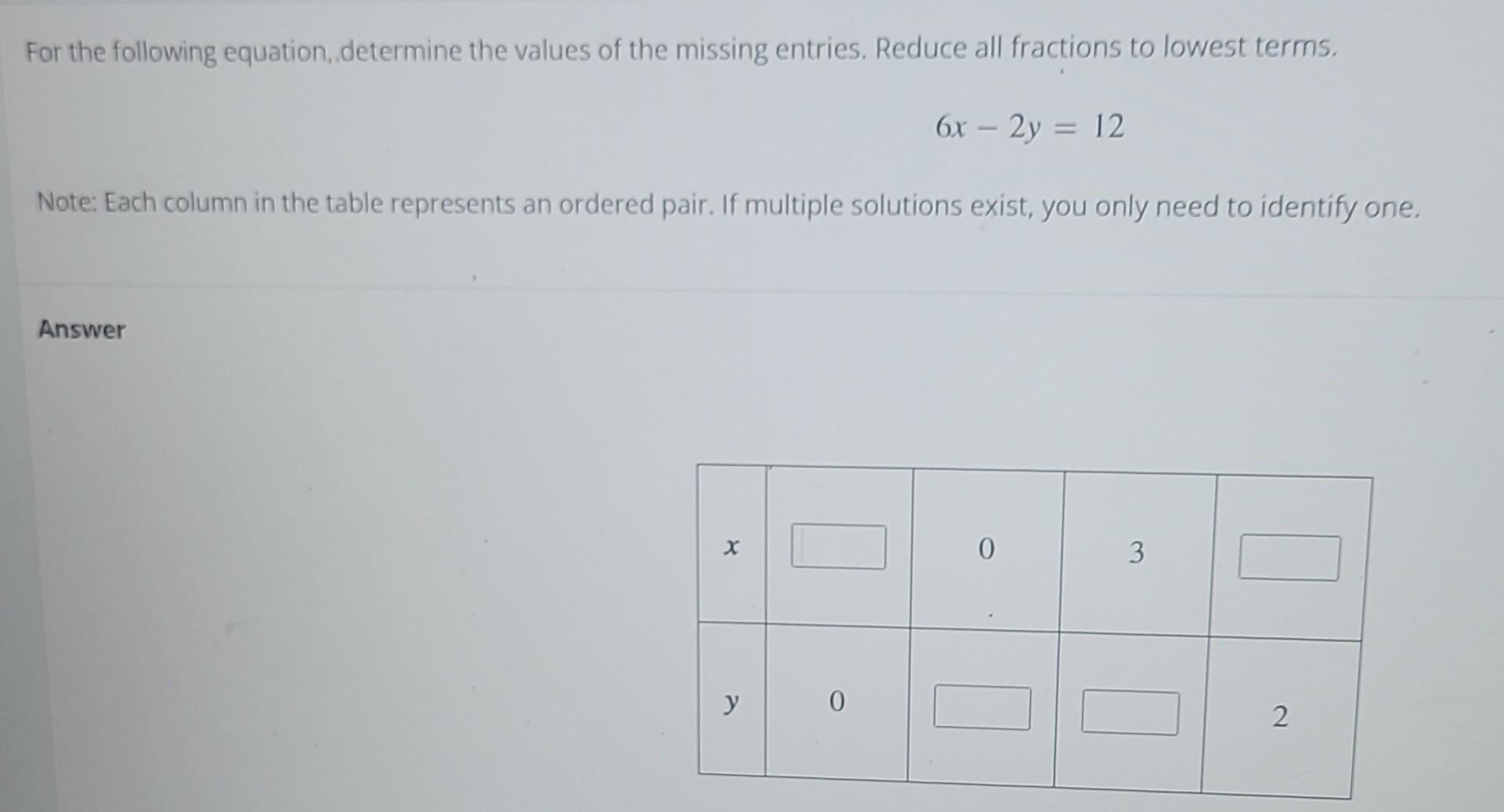 Solved For The Following Equation, Determine The Values Of | Chegg.com