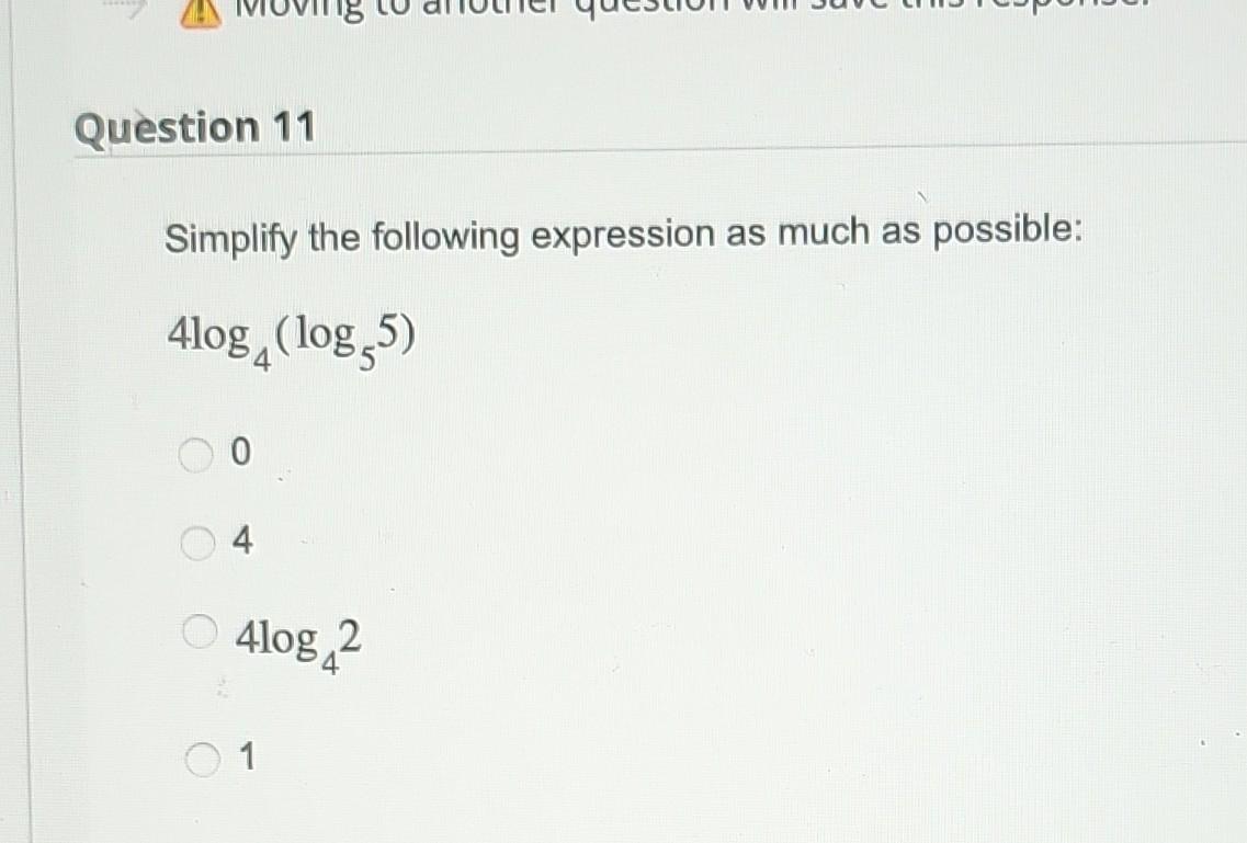Simplif 4 Question Solved Quèstion 11 Simplify the following expression as much | Chegg.com