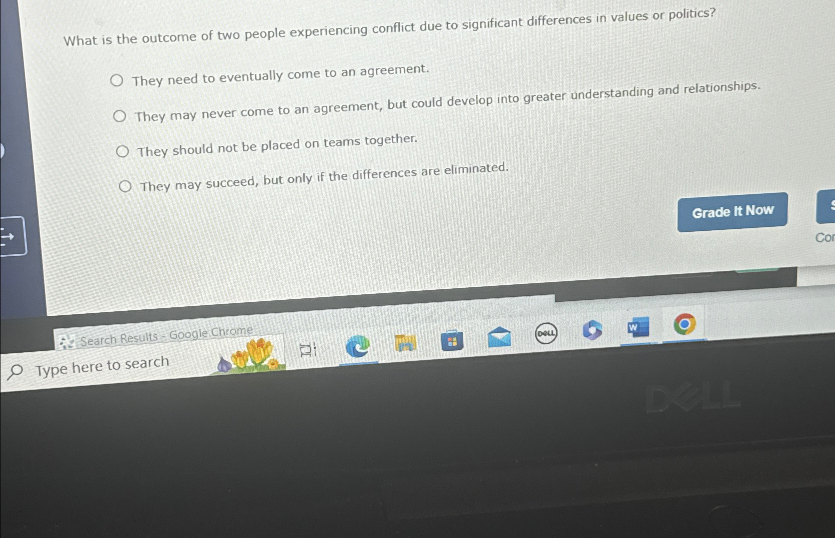 Solved What is the outcome of two people experiencing | Chegg.com