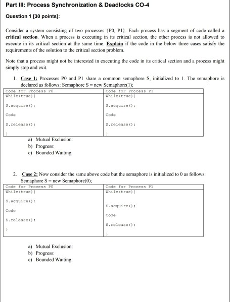 Solved Question 1 [20 points]: Consider the process | Chegg.com