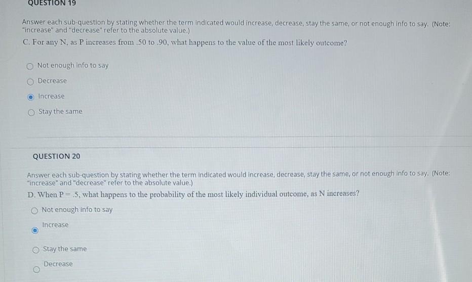 Solved Answer each sub-question by stating whether the term | Chegg.com