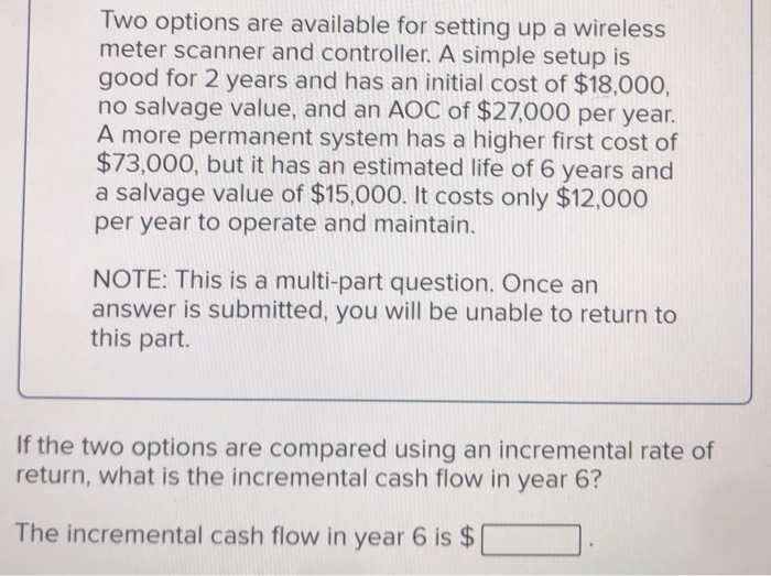 Solved Two Options Are Available For Setting Up A Wireless Chegg