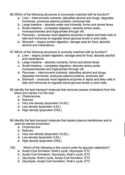 Solved I need to solve all of these 10 multiple choice | Chegg.com