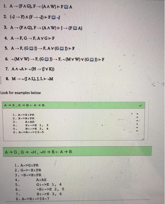 Solved 1 A Fag F w Fba 2 1 F A F D Fo 3 A Chegg Com