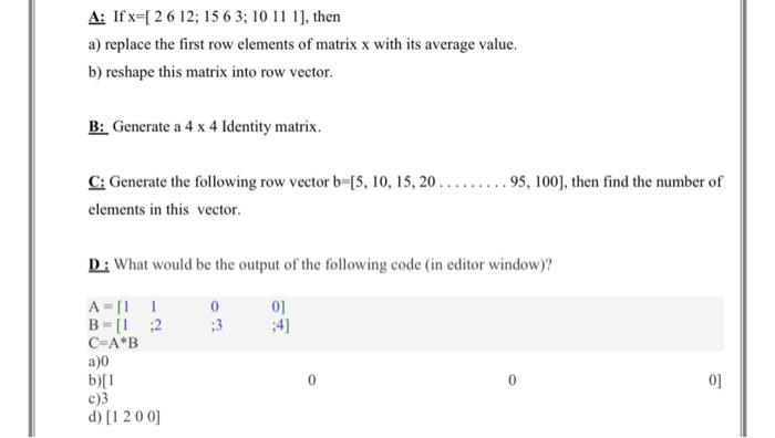 Solved A If x 2 6 12 1563 10 11 1 then a replace the