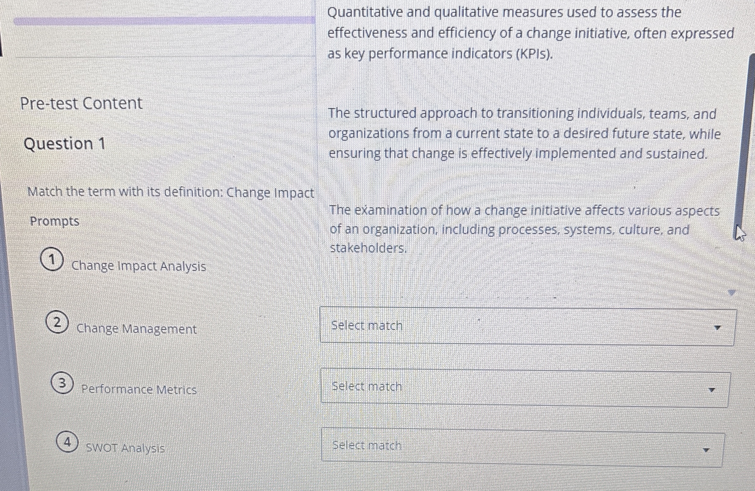 Solved Quantitative and qualitative measures used to assess | Chegg.com