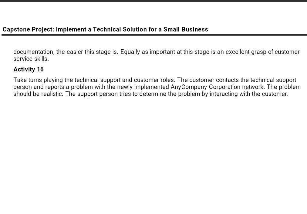 Solved Capstone Project Implement a Technical Solution for