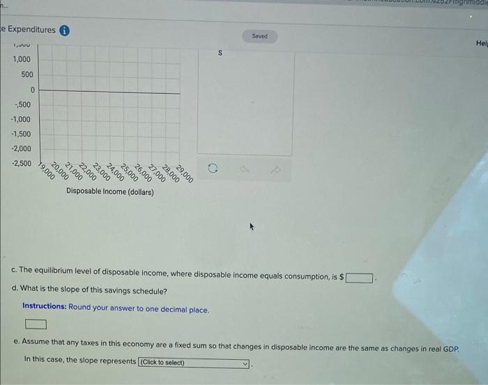 B. Income Suppose you have the following disposable | Chegg.com