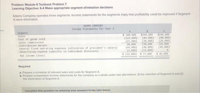 Solved Problem: Module 6 Textbook Problem 7 Learning | Chegg.com