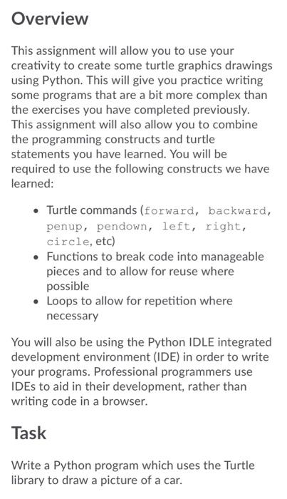 Solved please give me the .py file and your screenshot your | Chegg.com