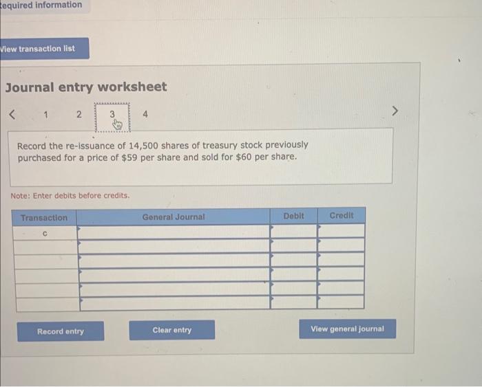Solved Journal entry worksheet 45 Record the purchase of | Chegg.com