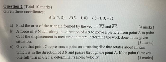 Solved Question A And B Have Been Solved. Just Solve The | Chegg.com